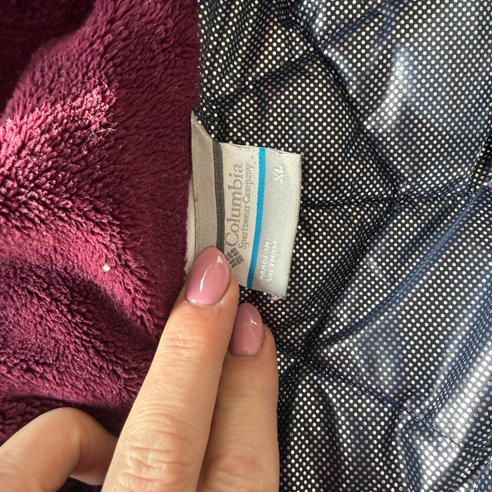 Columbia Women's Jacket - Maroon/plum Omniheat - Picture 4 of 4